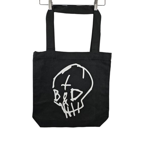 G-Eazy Tour "The Beautiful and Damned" Ascolour Carrie Black Canvas Tote Bag - Picture 1 of 8